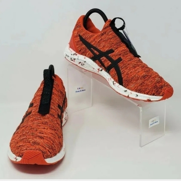 Asics Mens Sz 8 Hyper Gel Kenzen T8F0N Orange Running Shoes Slip On Low Top New main image 10